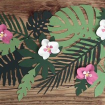 Decorazione Orchidea Aloha 6pz Decorazioni Tropicali