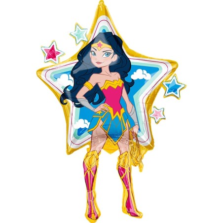 Palloncino in Foil 38" Super Shape Wonder Woman Wonder Woman
