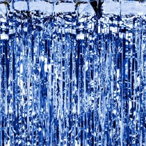Frange Decorative in Foil Blu H.2.50mt Frange