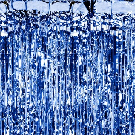 Frange Decorative in Foil Blu H.2.50mt Frange