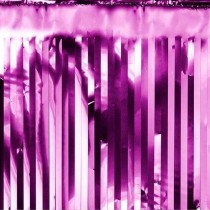 Frange Decorative in Foil Fucsia H.2.50mt Frange