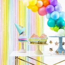 Frange Decorative in Foil Multicolor Pastello H.1.95mt Frange