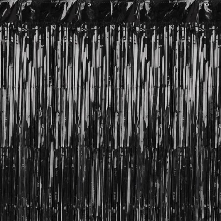 Frange Decorative in Foil Nero H.2.50mt Frange