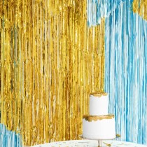 Frange Decorative in Foil Oro H.2.50mt Frange