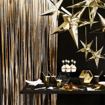 Frange Decorative in Foil Oro Satinato H.2.50mt Frange
