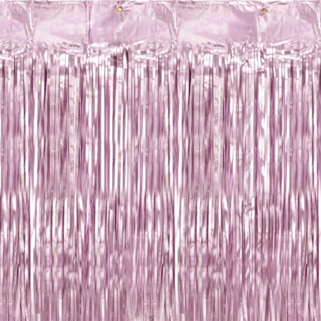 Frange Decorative in Foil Rosa Chiaro H.2.50mt Frange