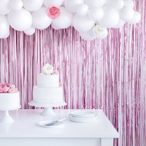 Frange Decorative in Foil Rosa Chiaro H.2.50mt Frange