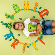 Festone Happy Birthday Dinosauro "Dino Party" 2mt Coordinati Tavola Maverick