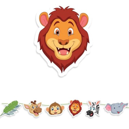 Festone decorativo Giungla "Jungle" 4mt Giungla "Jungle"