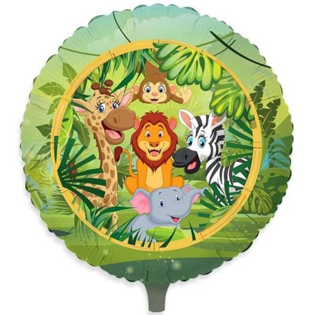 Palloncino in Foil 18" Animali della Giungla "Jungle" Giungla "Jungle"