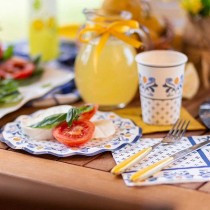 Bicchiere di Carta 200ml decorato "Capri" 8pz Capri