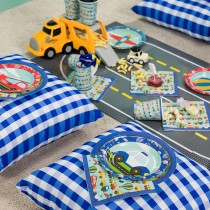 Piatto di Carta 24cm con Veicoli "Vehicles" 8pz Veicoli "Vehicles"