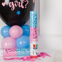 Cannon Sparacoriandoli Rosa "Gender Reveal" 30cm Sparacoriandoli Eventi
