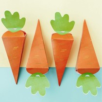 Box Porta Caramelle Carota "Carrot" 6pz Sacchettini per Caramelle