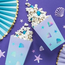 Box Porta Popcorn Narvalo "Narwhal" 6pz Balena, Delfino e Narvalo