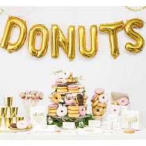 Palloncino in Foil 14" Lettera "M" Oro Lettere Medie Oro 14"/35cm Partydeco
