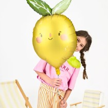 Palloncino in Foil 29" Super Shape Limone Sorridente "Lemon" Frutta