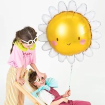 Palloncino in Foil 35" Super Shape Fiore Margherita Sole "Sun" Piante e Fiori