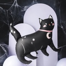 Palloncino in Foil 38" Super Shape Gatto Nero "Black Cat" Palloncini Foil Halloween