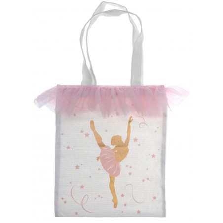 Borsa in Tessuto Ballerina "Ballerine" Festa Tema Danza e Ballerine