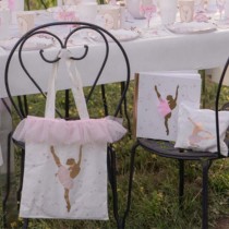 Borsa in Tessuto Ballerina "Ballerine" Festa Tema Danza e Ballerine