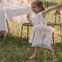 Borsa in Tessuto Ballerina "Ballerine" Festa Tema Danza e Ballerine