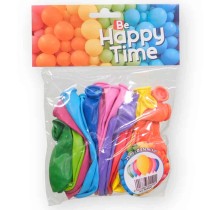 Palloncino in Lattice 10" G90 Assortito "Assorted" 25pz Gemar Blister "Happy Time"