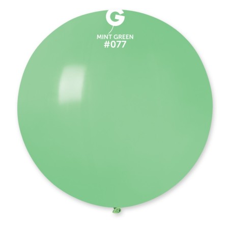Palloncino in Lattice 31" G220 Verde Menta "Mint Green 077" Gemar Standard 31" G220