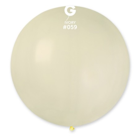 Palloncino in Lattice 31" G220 Avorio "Ivory 059" Gemar Standard 31" G220