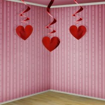 Swirl Spirale Cuore Rosso 3pz Swirl
