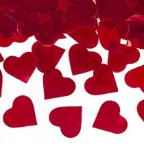 Cannon Sparacoriandoli Cuore Rosso Metallizzato 40cm Addobbi e Accessori Amore