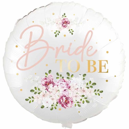 Palloncino in Foil 18" per Addio al Nubilato Futura Sposa "Bride To Be" Addio al Nubilato