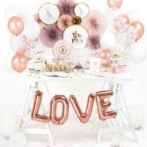 Palloncino in Foil 14" Lettera "O" Rose Gold Lettere Medie Rose Gold 14"/35cm Partydeco