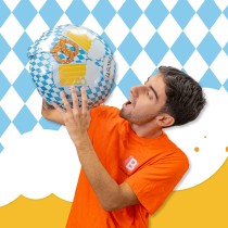 Palloncino in Foil 18" Festa della Birra "Bierfest" Oktoberfest Birra