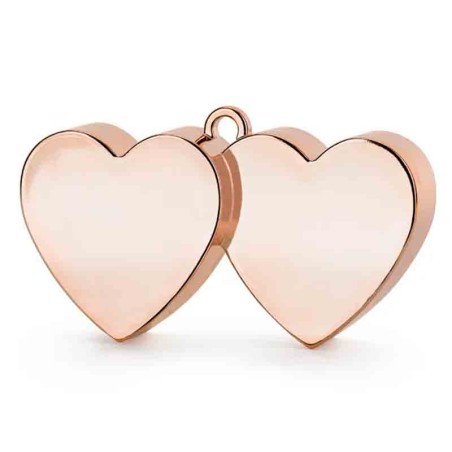 Pesetto Doppio Cuore Rose Gold 130gr Pesetti Cuore