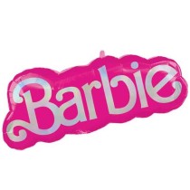 Palloncino in Foil 32" Super Shape Scritta Barbie Barbie