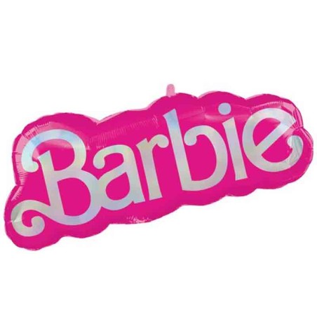 Palloncino in Foil 32" Super Shape Scritta Barbie Barbie