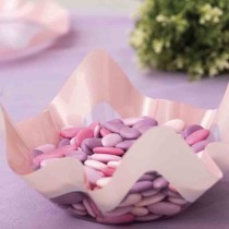 Contenitore in Pet 22.5cm Rosa Perlato Contenitori per Confettate
