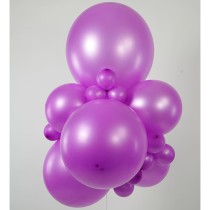 Palloncino in Lattice 13" G120 Funky Neon Viola "Purple Fluo 026" 50pz Gemar Neon Tutte le Misure