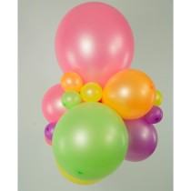 Palloncino in Lattice 13" G120 Funky Neon Assortito "Assorted Fluo" 50pz Gemar Neon Tutte le Misure