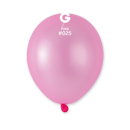Palloncino in Lattice 5" A50 Funky Neon Rosa "Pink Fluo 025" 100pz Gemar Neon Tutte le Misure
