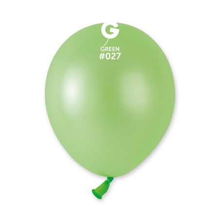 Palloncino in Lattice 5" A50 Funky Neon Verde "Green Fluo 027" 100pz Gemar Neon Tutte le Misure