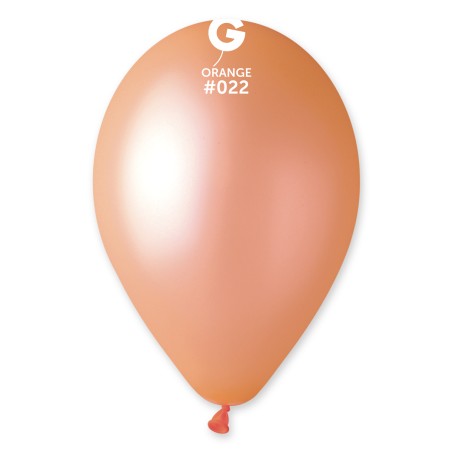 Palloncino in Lattice 13" G120 Funky Neon Arancione "Orange Fluo 022" 50pz Gemar Neon Tutte le Misure