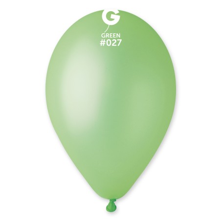 Palloncino in Lattice 13" G120 Funky Neon Verde "Green Fluo 027" 50pz Gemar Neon Tutte le Misure