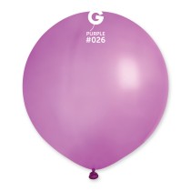 Palloncino in Lattice 19" G19 Funky Neon Viola "Purple Fluo 026" 25pz Gemar Neon Tutte le Misure