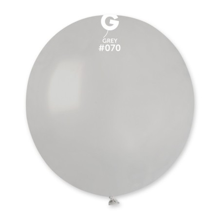 Palloncino in Lattice 19" G150 Grigio "Grey 070" 50pz Gemar Standard 19" G150
