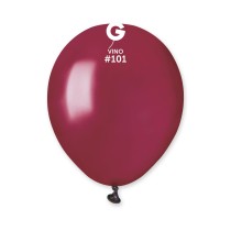 Palloncino in Lattice 5" A50 "Vino 101" 100pz Gemar Standard 5" A50