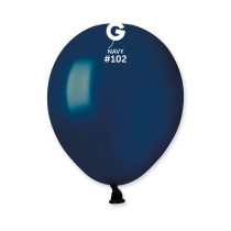 Palloncino in Lattice 5" A50 Blu Notte "Blue Navy 102" 100pz Gemar Standard 5" A50