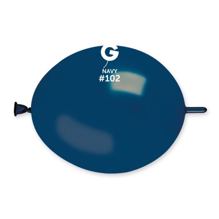 Palloncino in Lattice 6” Link GL6 Blu Notte "Blue Navy 102" 100pz Gemar Standard Link 6" GL6