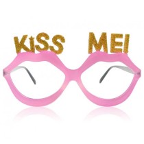 Occhiali sagomati Labbra "Kiss Me!" Occhiali Party